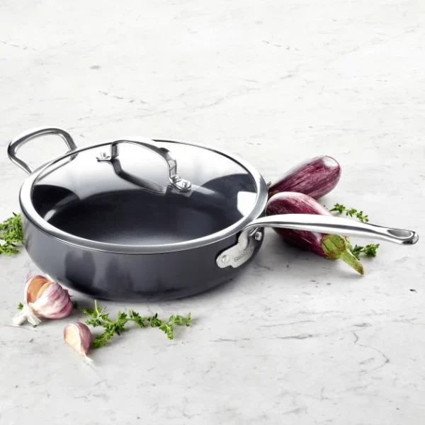 Sauteuse En Céramique Ø 28 Cm + Couvercle, Collection BARCELONA PRO GreenPan pas cher marque 1