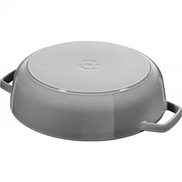 Neuve avec étiquette Sauteuse En Fonte Chistera 24 Cm Gris Graphite Staub 5