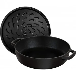 en ligne vente Sauteuse En Fonte Chistera 24 Cm Noir Staub 11