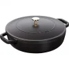 en ligne vente Sauteuse En Fonte Chistera 24 Cm Noir Staub 10