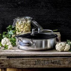 garantie de qualité Sauteuse Inox Ø 26 Cm Avec Couvercle PREMIERE GreenPan 25