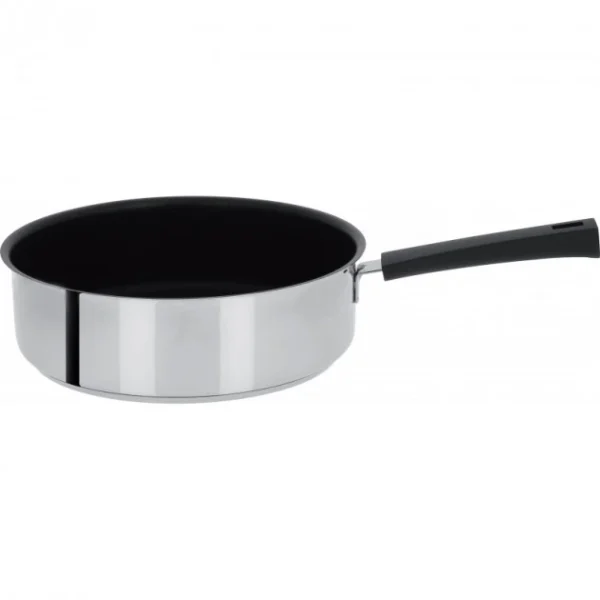 Sauteuse Mutine Ø 24 Cm Manche Fixe Anti-Adhésive Inox Cristel remise en ligne 3