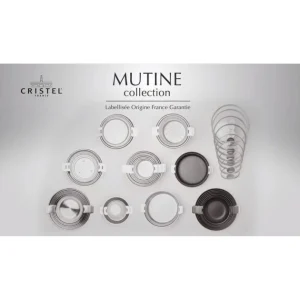 Sauteuse Mutine Ø 28 Cm Manche Amovible Anti-Adhésive Inox Cristel shopping pas cher 8