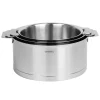 Série De 3 Casseroles + Poignée Zenith Amovible Inox Cristel Couleurs variées 19