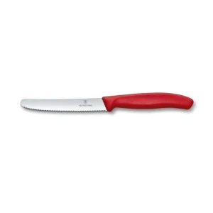 dernières Set Couteau D’Office, Couteau à Tomate Et Epluche Légumes Rouge Swiss Classic Victorinox 8