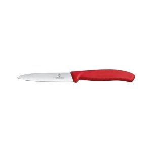 dernières Set Couteau D’Office, Couteau à Tomate Et Epluche Légumes Rouge Swiss Classic Victorinox 10