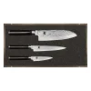 prix de gros Set Couteau D’Office, Couteau Universel Et Couteau Santoku Shun Classic Damas Kai 5