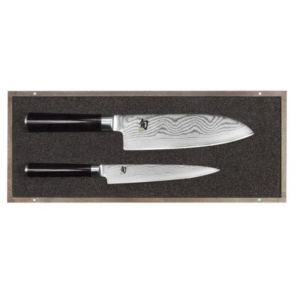 Set Couteau Santoku Et Couteau Universel Shun Classic Damas Kai Nouvelle tendance 1