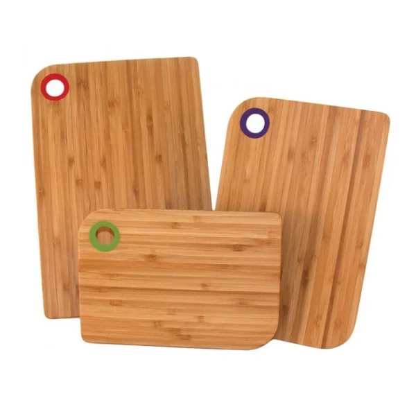 Set De 3 Planches à Découper Avec Patins Antidérapants Totally Bamboo site officiel 1