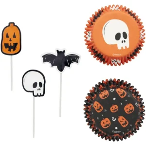 beauté Set De Caissettes Cupcakes Et Cake Toppers Halloween Wilton 7