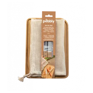 Set Planche à Découper Bambou 4 Pièces Pebbly soldes pas cher 7