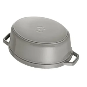 l'unique style STAUB Cocotte Fonte Ovale 15 Cm Gris Graphite 0,6 L 10