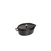 STAUB Cocotte Fonte Ovale 17 Cm Noir Mat 1 L online boutique 10