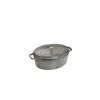 magasins pas chers STAUB Cocotte Fonte Ovale 23 Cm Gris Graphite 2,35 L 22