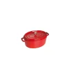 Authentic Original licence STAUB Cocotte Fonte Ovale 23 Cm Rouge Cerise 2,35 L 13