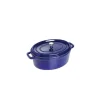 STAUB Cocotte Fonte Ovale 31 Cm Bleu Intense Majolique 5,5 L en ligne officielle 8