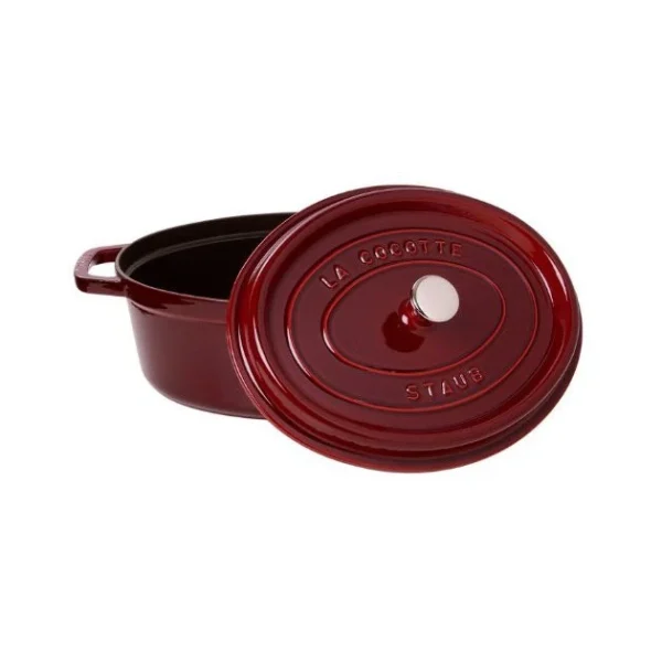 STAUB Cocotte Fonte Ovale 31 Cm Grenadine Majolique 5,5 L mode pas cher 3