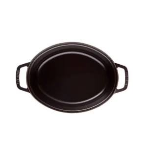 achetez pas cher STAUB Cocotte Fonte Ovale 31 Cm Noir Mat 5,5 L 9