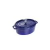 STAUB Cocotte Fonte Ovale 33 Cm Bleu Intense Majolique 6,7 L REMISE allant jusqu. 19