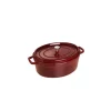 guranteed de qualité STAUB Cocotte Fonte Ovale 33 Cm Grenadine Majolique 6,7 L 11