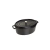 STAUB Cocotte Fonte Ovale 33 Cm Noir Mat 6,7 L mode 14