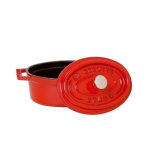 online boutique STAUB Cocotte Fonte Ovale 33 Cm Rouge Cerise 6,7 L 6