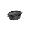 à prix imbattables STAUB Cocotte Fonte Ovale 37 Cm Noir Mat 8 L 19