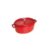 grossiste en ligne STAUB Cocotte Fonte Ovale 37 Cm Rouge Cerise 8 L 19