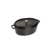 vente pas cher STAUB Cocotte Fonte Ovale 41 Cm Noir Mat 12 L 10