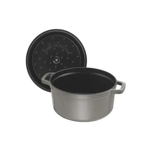 Boutique STAUB Cocotte Fonte Ronde 16 Cm Gris Graphite 1,2 L 3