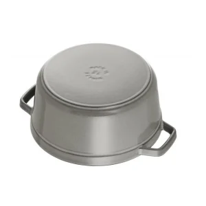 Boutique STAUB Cocotte Fonte Ronde 16 Cm Gris Graphite 1,2 L 9