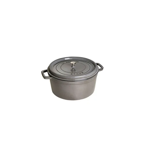 Boutique STAUB Cocotte Fonte Ronde 16 Cm Gris Graphite 1,2 L 1