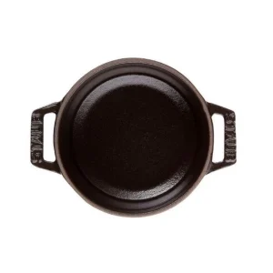 STAUB Cocotte Fonte Ronde 16 Cm Noir Mat 1,2 L magasin pas cher 6