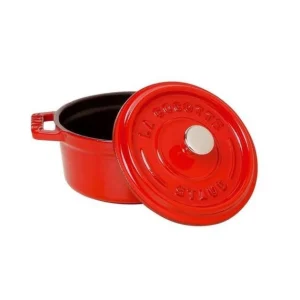 solde en ligne STAUB Cocotte Fonte Ronde 18 Cm Rouge Cerise 1,7 L 6