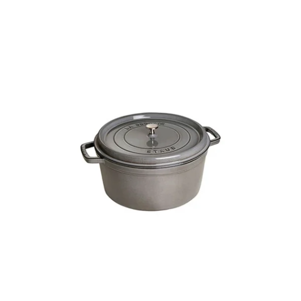 grossiste en ligne STAUB Cocotte Fonte Ronde 20 Cm Gris Graphite 2,2 L 1