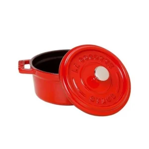 grande marque pas cher STAUB Cocotte Fonte Ronde 20 Cm Rouge Cerise 2,2 L 6