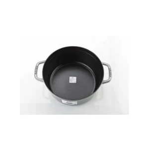 vente chaude STAUB Cocotte Fonte Ronde 22 Cm Gris Graphite 2,6 L 6