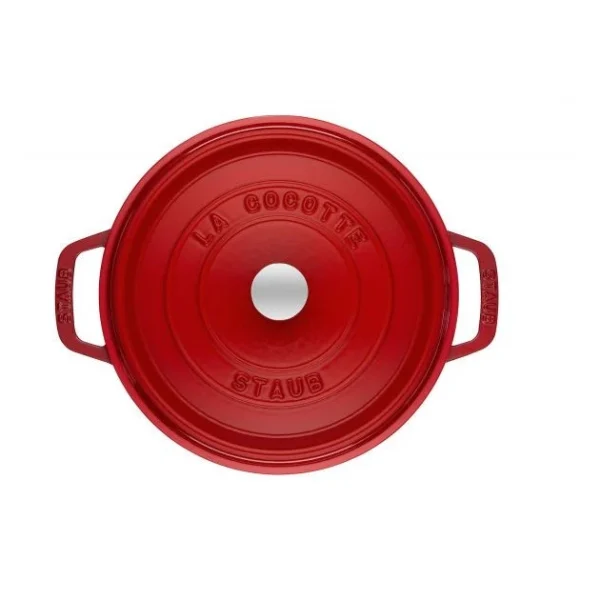 STAUB Cocotte Fonte Ronde 22 Cm Rouge Cerise 2,6 L acheter 3