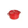 STAUB Cocotte Fonte Ronde 22 Cm Rouge Cerise 2,6 L acheter 19