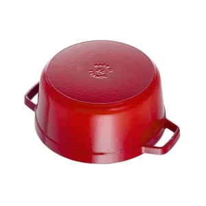 STAUB Cocotte Fonte Ronde 22 Cm Rouge Cerise 2,6 L acheter 10