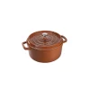 mode STAUB Cocotte Fonte Ronde 24 Cm Cannelle Majolique 3,8 L 20