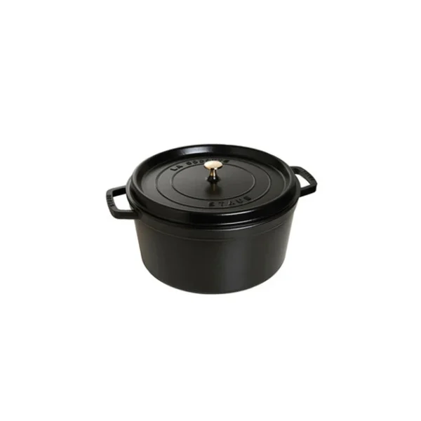 STAUB Cocotte Fonte Ronde 24 Cm Noir Mat 3,8 L offre spéciale 1