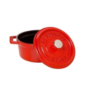 STAUB Cocotte Fonte Ronde 24 Cm Rouge Cerise 3,8 L destockage 6