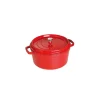 STAUB Cocotte Fonte Ronde 24 Cm Rouge Cerise 3,8 L destockage 20