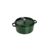 STAUB Cocotte Fonte Ronde 24 Cm Vert Basilic Majolique 3,8 L prix de gros 10