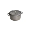 STAUB Cocotte Fonte Ronde 26 Cm Gris Graphite 5,2 L mode tendance 16