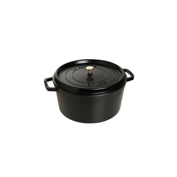 STAUB Cocotte Fonte Ronde 26 Cm Noir Mat 5,2 L france en ligne 1