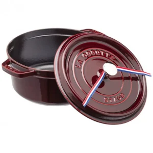 STAUB Cocotte Fonte Ronde 28 Cm Grenadine Majolique 6,7 L en vente 10