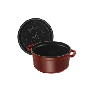 STAUB Cocotte Fonte Ronde 28 Cm Grenadine Majolique 6,7 L en vente 12