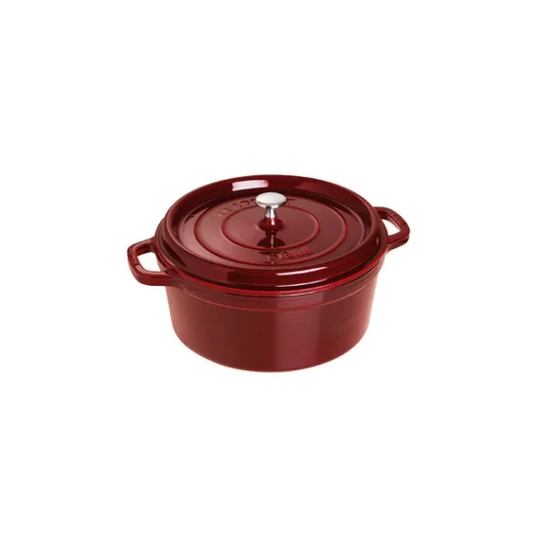 STAUB Cocotte Fonte Ronde 28 Cm Grenadine Majolique 6,7 L en vente 1